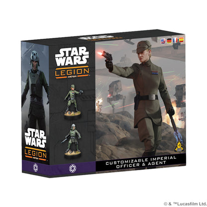 [PREVENTA] STAR WARS LEGION - CUSTOMIZABLE IMPERIAL OFFICER & AGENT