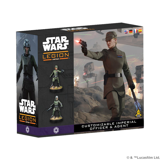 [PREVENTA] STAR WARS LEGION - CUSTOMIZABLE IMPERIAL OFFICER & AGENT