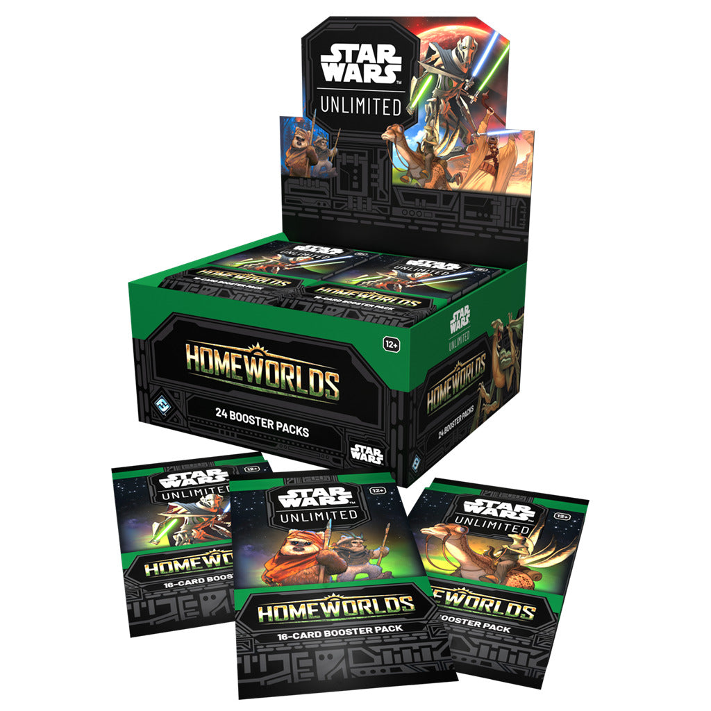 PREVENTA: Star Wars Unlimited – Homeworlds Booster Display Ingles