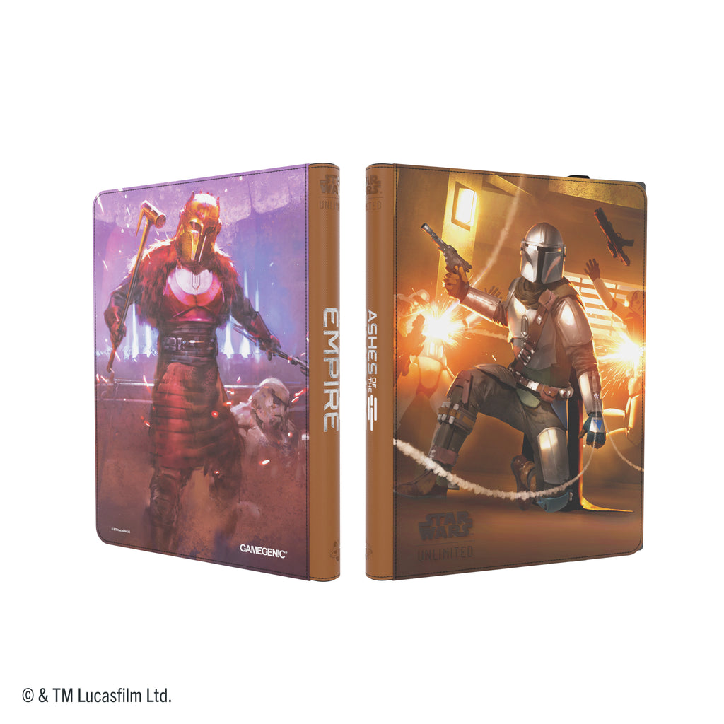 GG Star Wars Unlimited Zip-Up Album 18-Pocket - The Armorer and Whistling Birds