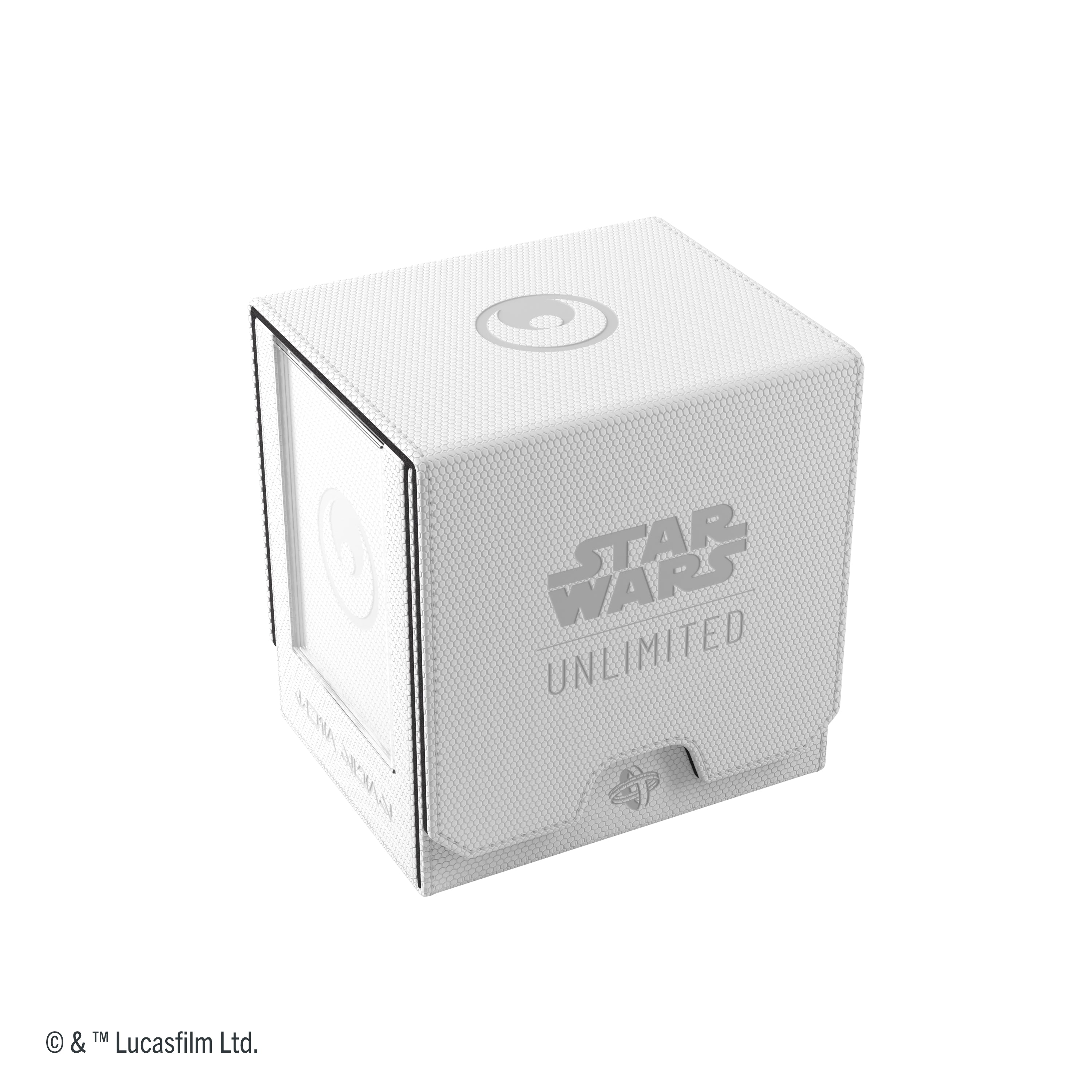 GG Star Wars Unlimited Twin Suns Deck Pod - White/Black - TENTAMI - JUEGOS