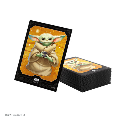 GG STAR WARS UNLIMITED PREMIUM ART SLEEVES SET 5 GROGU