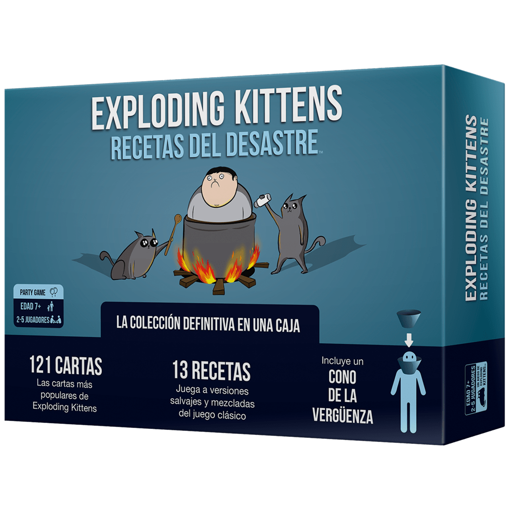 Exploding Kittens: Recetas del Desastre - Juego de Mesa