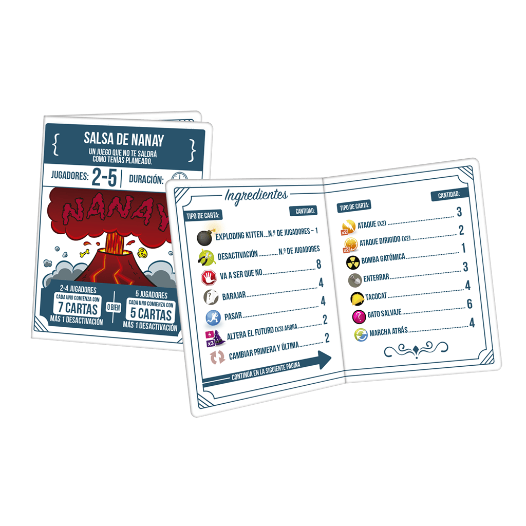 Exploding Kittens: Recetas del Desastre - Juego de Mesa