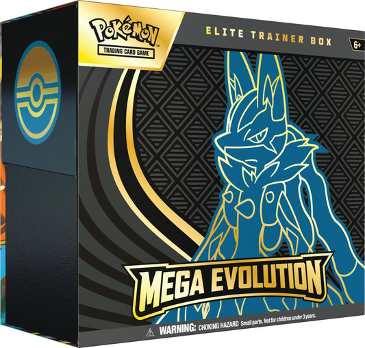 [PREVENTA] POKEMON TCG MEGA EVOLUTION - ELITE TRAINER BOX ESPAÑOL Lucario