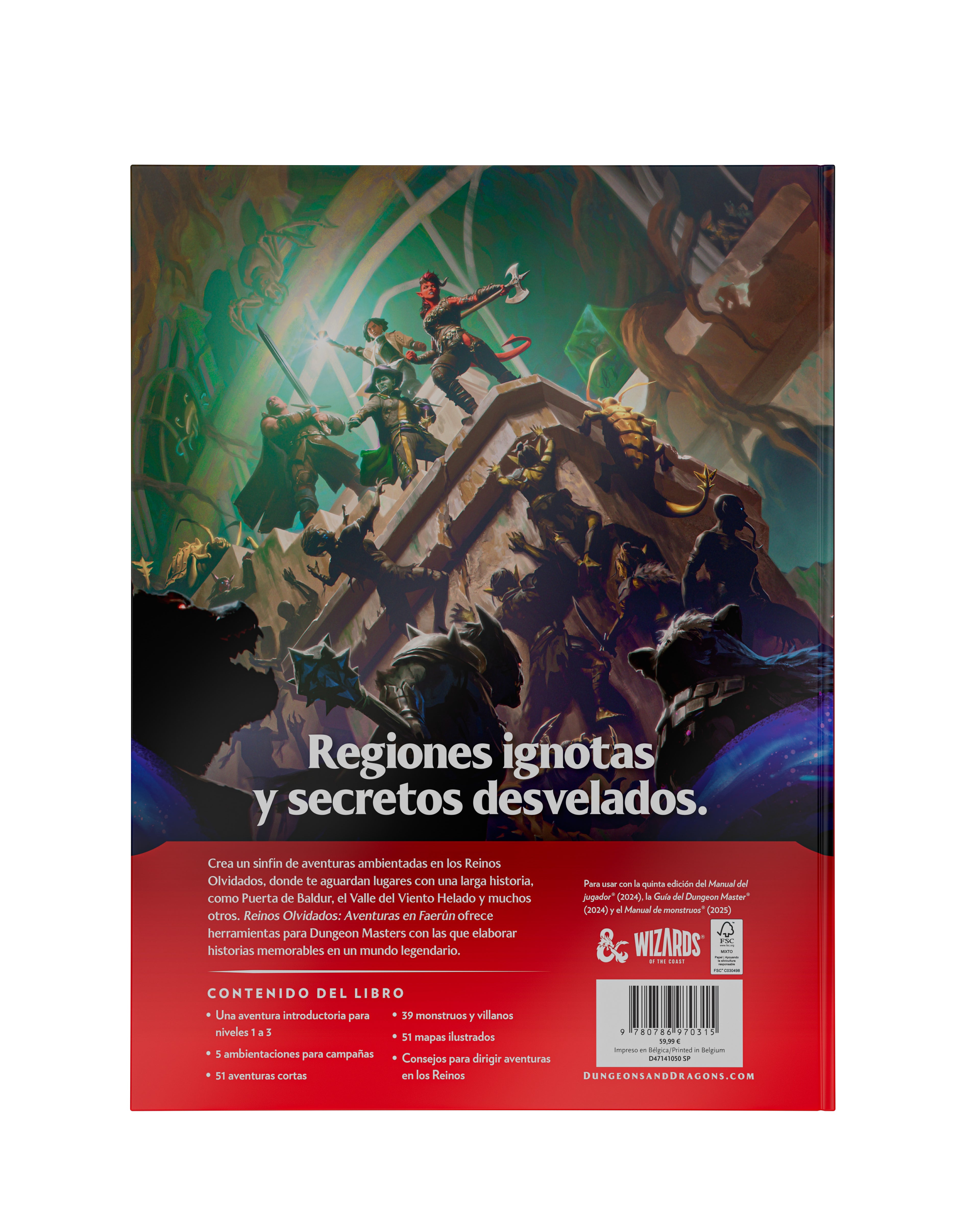 PREVENTAS: DUNGEONS AND DRAGONS FORGOTTEN REALMS - ADVENTURES IN FAERUN