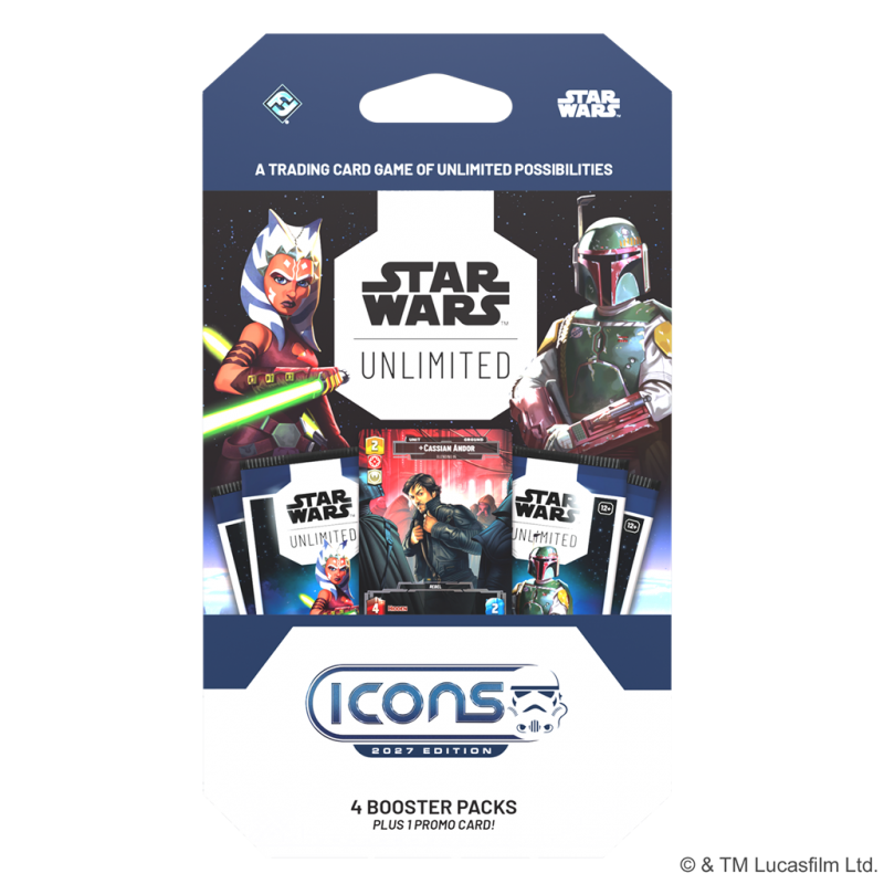 STAR WARS UNLIMITED - ICONS 2027 EDITION BOOSTER 4-PACK INGLES