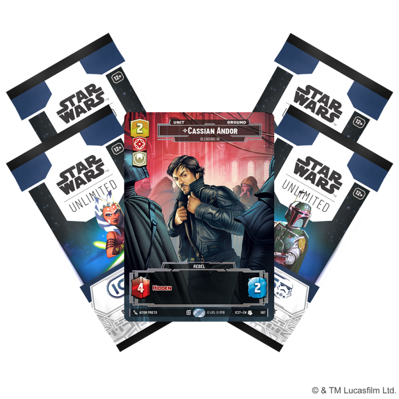 STAR WARS UNLIMITED - ICONS 2027 EDITION BOOSTER 4-PACK INGLES