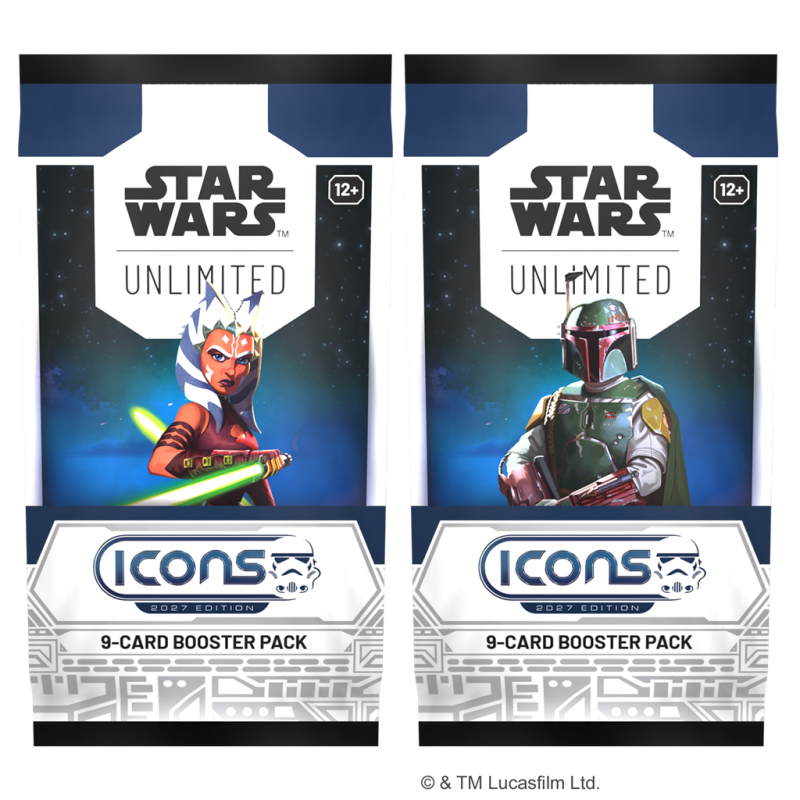 STAR WARS UNLIMITED - ICONS 2027 EDITION BOOSTER 4-PACK INGLES