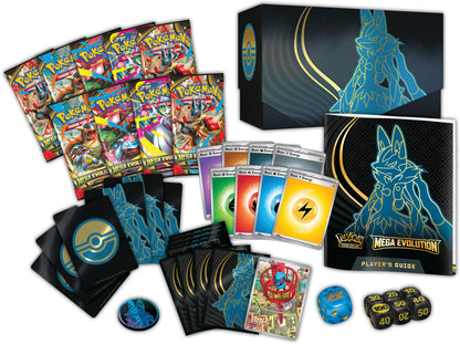 [PREVENTA] POKEMON TCG MEGA EVOLUTION - ELITE TRAINER BOX ESPAÑOL Lucario