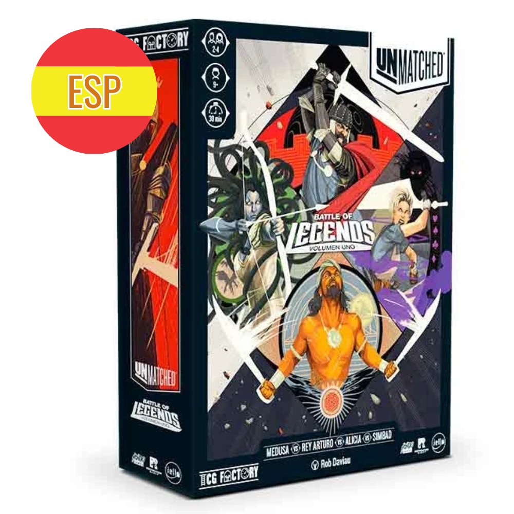 PREVENTA: Unmatched - Battle of Legends Volumen 1 ESP
