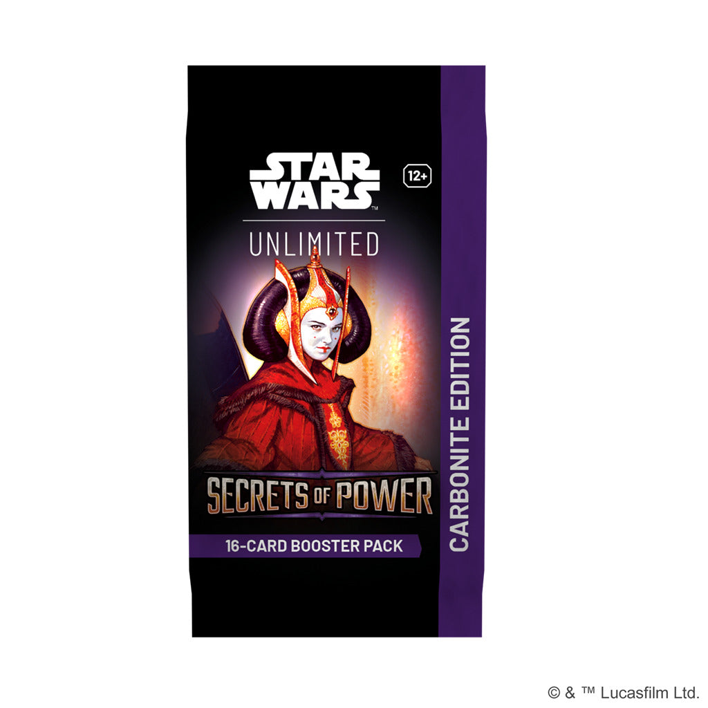 [PREVENTA] STAR WARS UNLIMITED - SECRETS OF POWER CARBONITE BOOSTER DISPLAY INGLÉS
