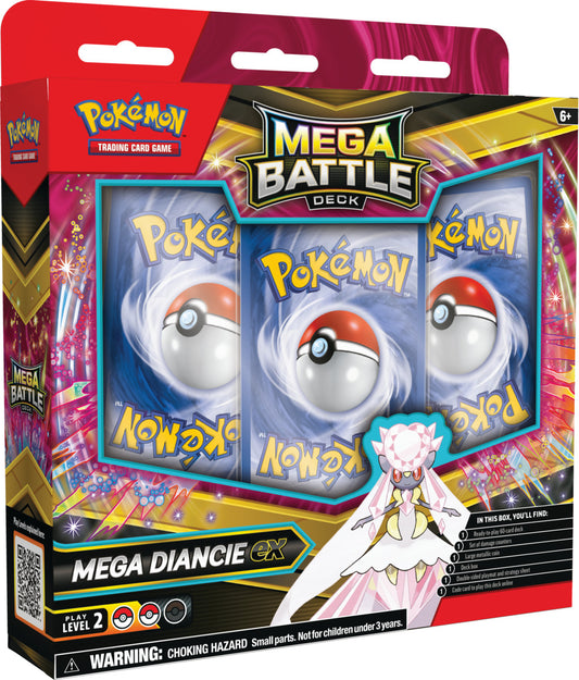 POKEMON TCG OCTOBER DELUXE BATTLE DECKS ESPAÑOL Mega Diancie