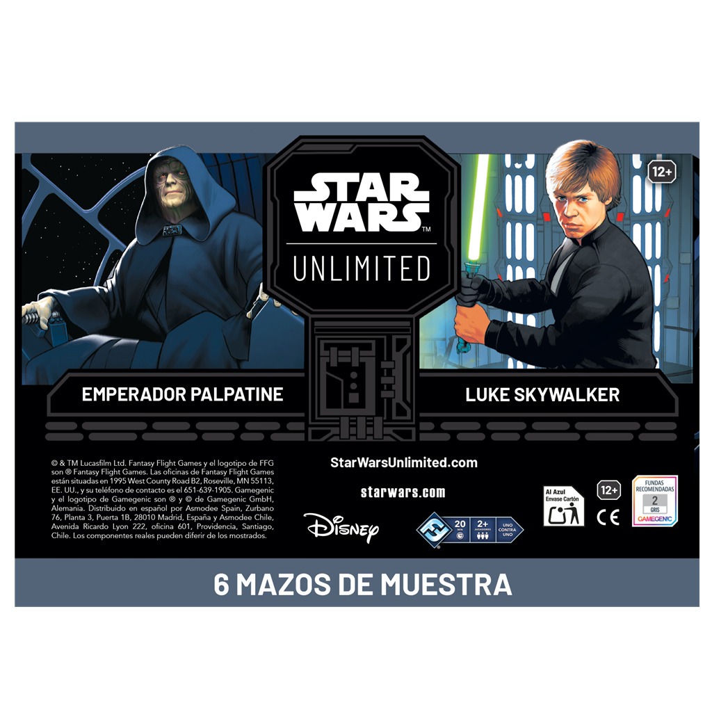 PREVENTA: STAR WARS UNLIMITED - ASHES OF THE EMPIRE SPOTLIGHT DECK ESPAÑOL - Imagen 3